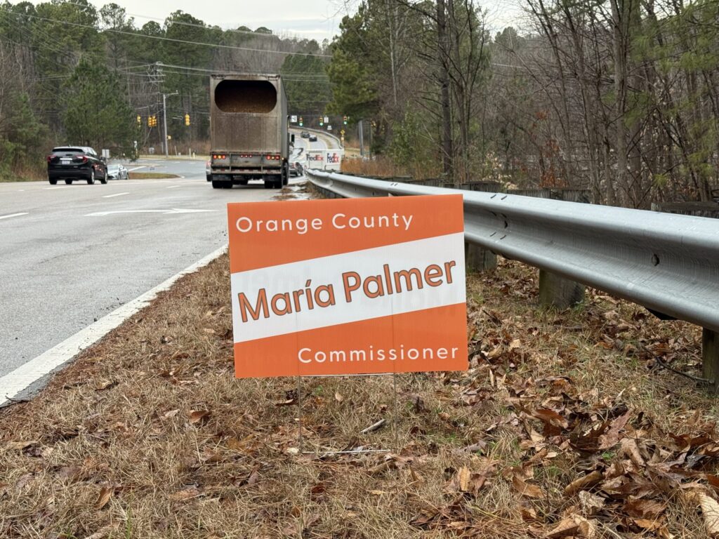 Campaign Sign in Southern Orange County