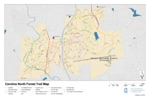 Carolina North Forest Trail Map