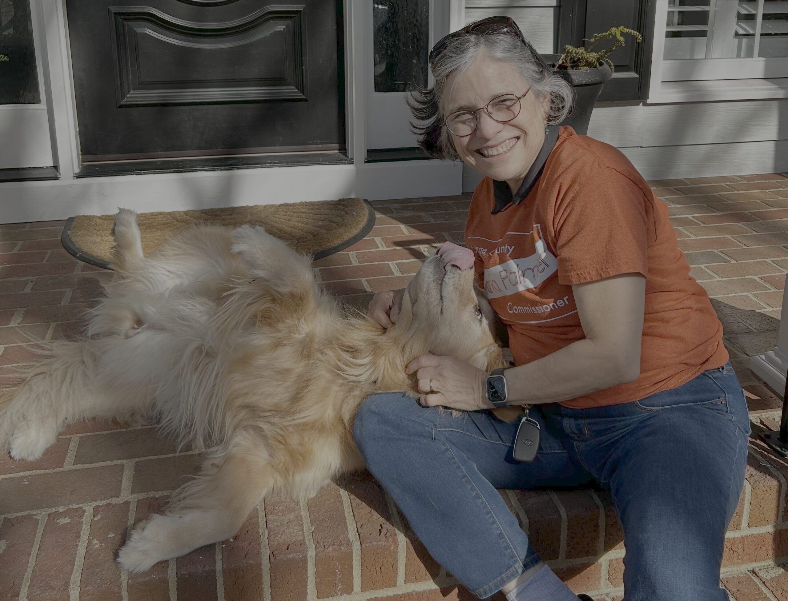 Meeting Friends while Canvassing